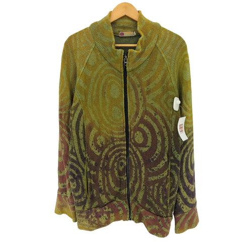 shanit 総柄 ドライバーズニット メンズ import:M