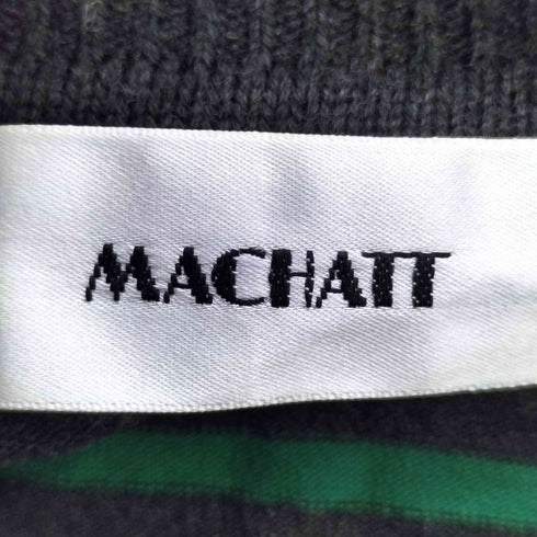 マチェット machatt ボーダードッキングプルオーバー レディース FREE