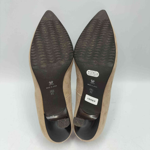 ワコールサクセスウォーク Wacoal success walk スウェード ヒール パンプス レディース 24 1/2 EE