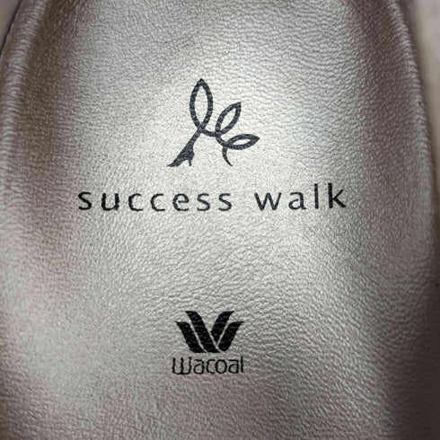 ワコールサクセスウォーク Wacoal success walk スウェード ヒール パンプス レディース 24 1/2 EE