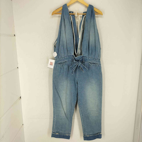 アンヴァレリーアッシュ ANNE VALERIE HASH ホルターネックデニムサロペット レディース s