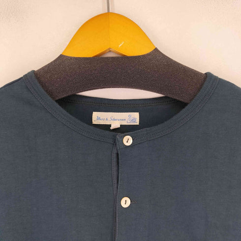 メルツ ベー シュヴァーネン Merz b. Schwanen Loopwheeled Henley 8.6oz T-Shirt メンズ 6/1
