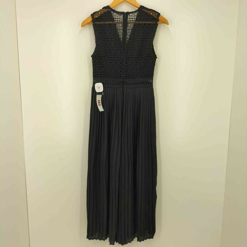 ザラ ZARA コンビ素材ギピュールレースジャンプスーツ レディース JPN:XS