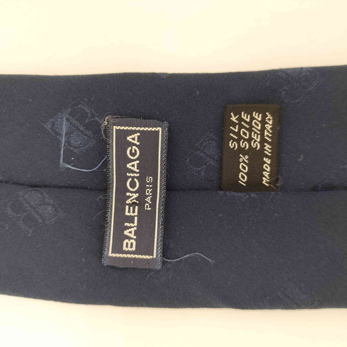 バレンシアガ BALENCIAGA 総シルク 総柄ネクタイ メンズ