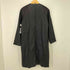MOON Merino Lambswool 合皮 ウール ノーカラー コート レディース 7AR