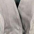 MOON Merino Lambswool 合皮 ウール ノーカラー コート レディース 7AR