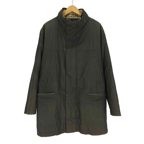 バーバリーロンドン BURBERRY LONDON 00S ノバチェック 中綿 キルティングライナー パッカブルフード ジップアップ コート メンズ import:M