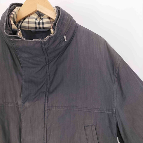 バーバリーロンドン BURBERRY LONDON 00S ノバチェック 中綿 キルティングライナー パッカブルフード ジップアップ コート メンズ import:M