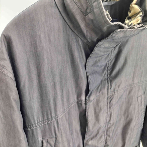 バーバリーロンドン BURBERRY LONDON 00S ノバチェック 中綿 キルティングライナー パッカブルフード ジップアップ コート メンズ import:M