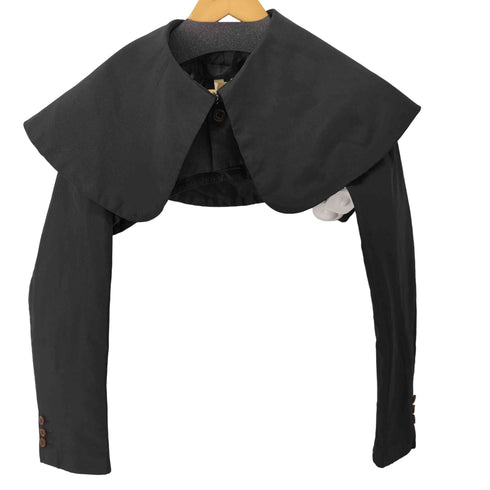 コムデギャルソンコムデギャルソン COMME des GARCONS COMME des GARCONS AD2019 19AW ポリ縮絨 ビックカラーショートジャケット コムコム レディース JPN:M