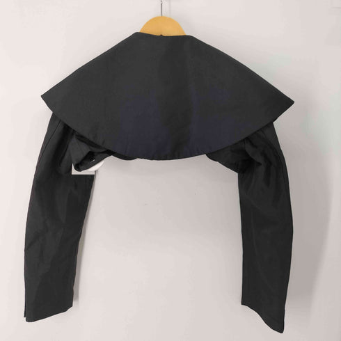コムデギャルソンコムデギャルソン COMME des GARCONS COMME des GARCONS AD2019 19AW ポリ縮絨 ビックカラーショートジャケット コムコム レディース JPN:M