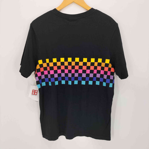 ピーエスポールスミス PS Paul Smith チェック柄プリント S/S Tシャツ メンズ import:L