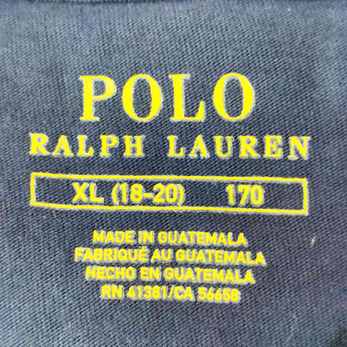 ポロラルフローレン POLO RALPH LAUREN ポニー刺繍クルーネックTシャツ メンズ import:XL