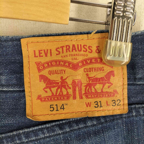 リーバイス LEVI STRAUSS&CO 514 4582刻印 ストレートデニムパンツ メンズ W331 L32