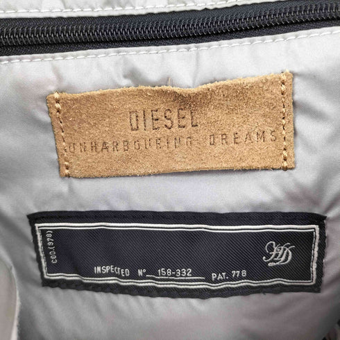 ディーゼル DIESEL 00S スウェード 切替 ナイロン ミリタリー バッグパック メンズ