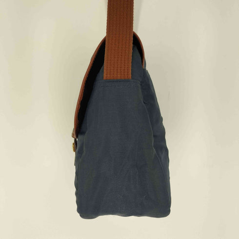 ロンシャン LONGCHAMP Pliage cloth handbag レザー 切替 ナイロン ショルダーバッグ メンズ