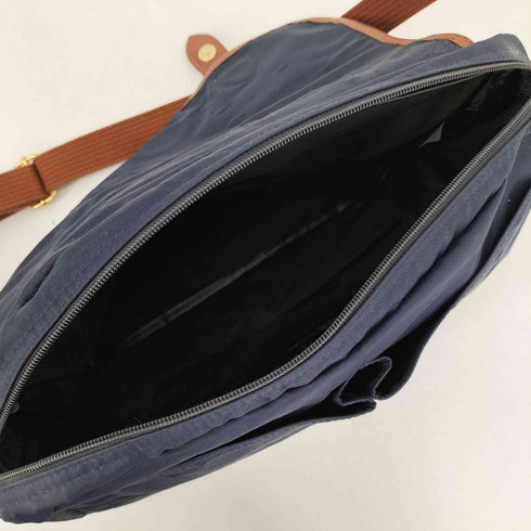 ロンシャン LONGCHAMP Pliage cloth handbag レザー 切替 ナイロン ショルダーバッグ メンズ