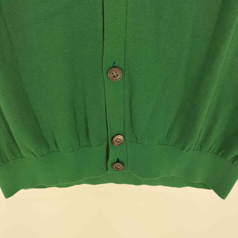 ヘンリーコットンズ Henry Cottons ロゴ 刺繍 コットン ニット ベスト カーディガン メンズ import:XL