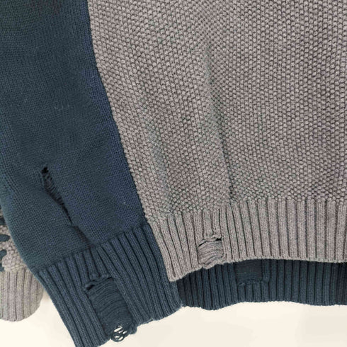フェケテ FEKETE DOCKING KNIT ドッキングニット メンズ