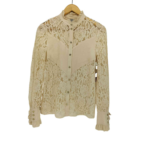 バウムウンドヘルガーデン BAUM UND PFERDGARTEN レース 切替 L/S ブラウス レディース JPN:36