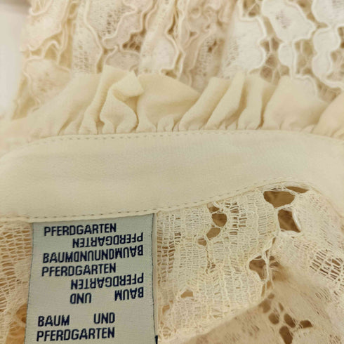 バウムウンドヘルガーデン BAUM UND PFERDGARTEN レース 切替 L/S ブラウス レディース JPN:36