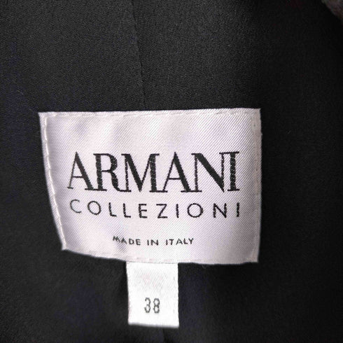 アルマーニコレツィオーニ ARMANI COLLEZIONI バックボタンデザイン 3Bテーラードジャケット レディース EUR:38