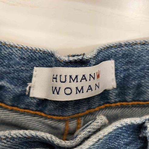 ヒューマンウーマン HUMAN WOMAN ワイドデニムパンツ レディース JPN:M