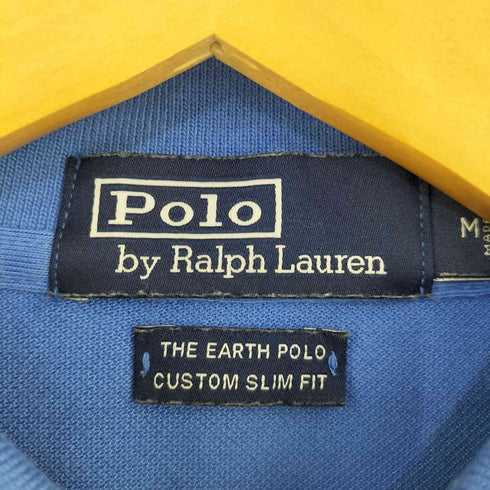 ポロバイラルフローレン Polo by RALPH LAUREN THE EARTH POLO CUSTOM SLIM FIT ポニー刺繍 ポロシャツ メンズ JPN:M