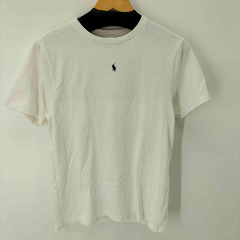 ポロラルフローレン POLO RALPH LAUREN フロント刺繍 クルーネックカットソー ポニー刺繍 レディース JPN:L