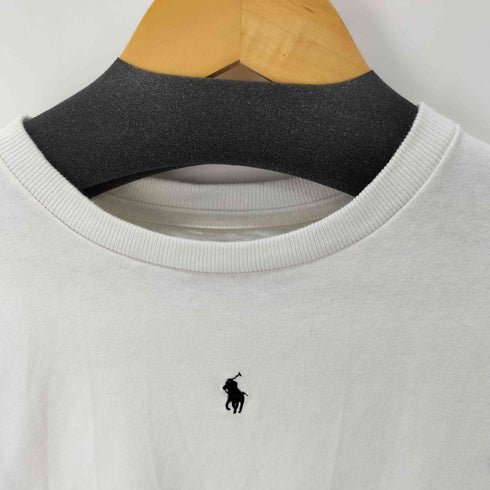 ポロラルフローレン POLO RALPH LAUREN フロント刺繍 クルーネックカットソー ポニー刺繍 レディース JPN:L