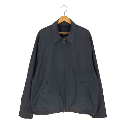 ノーティカ NAUTICA 裏地チェック スウィングトップ ジップアップジャケット メンズ XXL