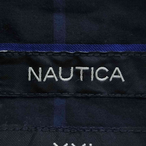 ノーティカ NAUTICA 裏地チェック スウィングトップ ジップアップジャケット メンズ XXL