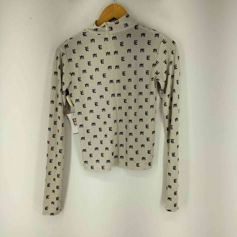 アンビー ENVYM L/S モノグラム ハイネックトップス レディース FREE