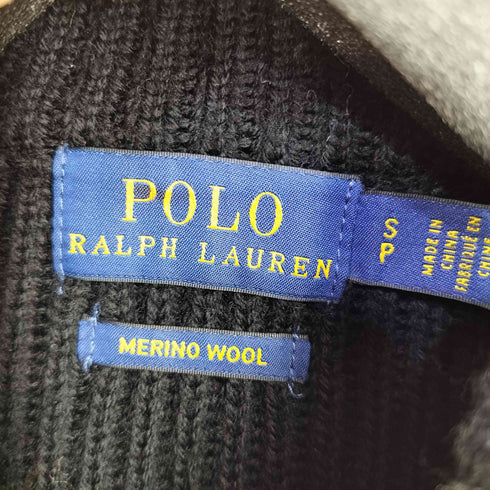 ポロラルフローレン POLO RALPH LAUREN MERINO WOOL ネックベルト リブニット レディース JPN:S