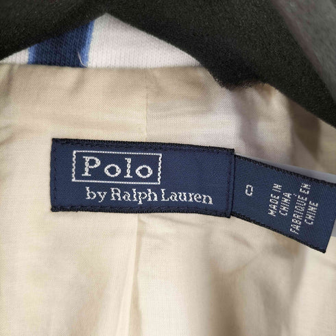 ポロバイラルフローレン Polo by RALPH LAUREN ストライプド ダブル二ット ブレザー レディース 0