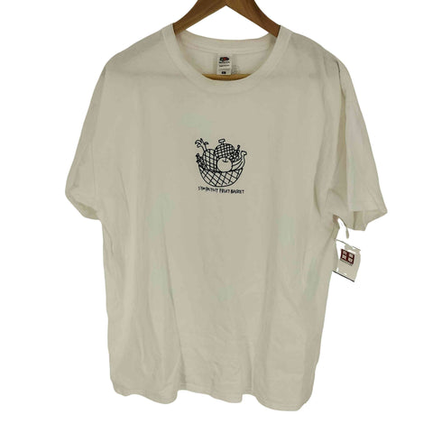 フルーツオブザルーム FRUIT OF THE LOOM KEN KAGAMI S/S TEE SYMPATHY ロゴ プリント Tシャツ メンズ import:XL
