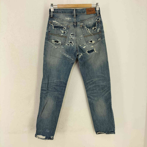 デニムアンドサプライ ラルフローレン DENIM & SUPPLY RALPH LAUREN ダメージ リペア加工デニムパンツ レディース 26