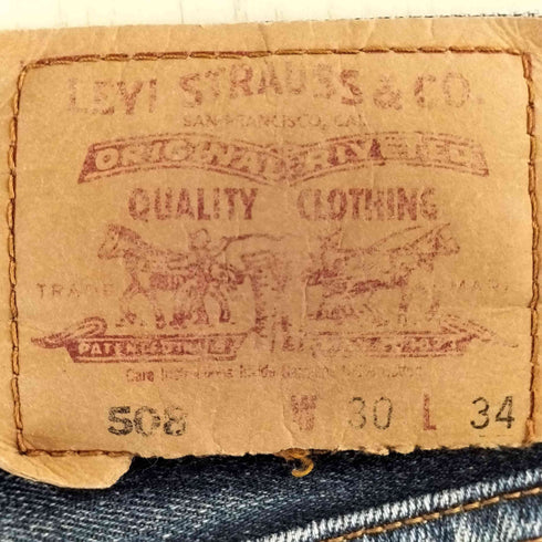 リーバイス Levis 508 ボタン裏359 ジップフライ デニムパンツ メンズ W30/L34