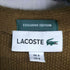 ラコステ LACOSTE 別注 リブラインウールカーディガン メンズ import:S