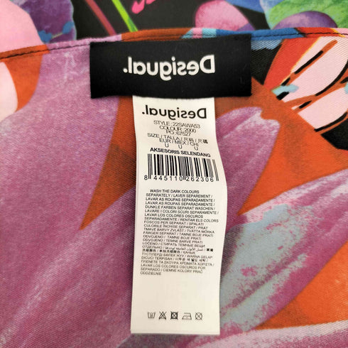 デシグアル Desigual デジタルパッチワーク ストール レディース