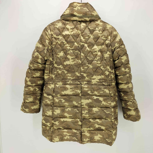 バレンザポースポーツ VALENZA PO SPORTS ワッペンカモ柄ダウンジャケット レディース JPN:40