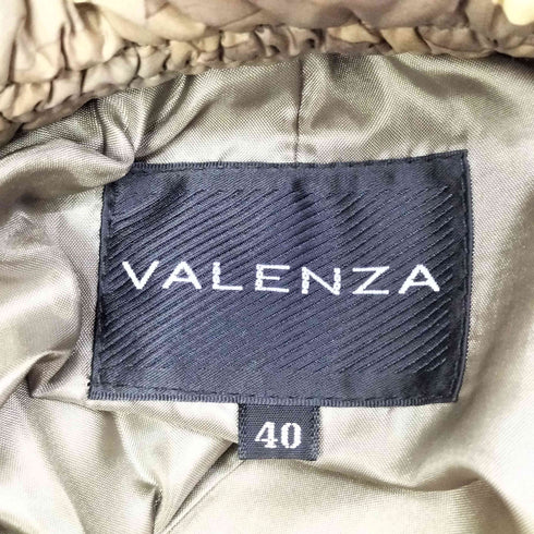 バレンザポースポーツ VALENZA PO SPORTS ワッペンカモ柄ダウンジャケット レディース JPN:40