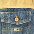 トミージーンズ tommy jeans クロップドコーデュロイ切替デニムジャケット レディース import:S