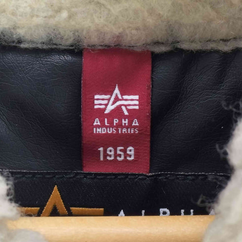 アルファインダストリーズ ALPHA INDUSTRIES B-3 フェイクムートンフライトジャケット レディース JPN:L