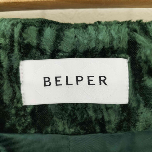ベルパー BELPER VELVET PANTS GREEN レディース JPN:2