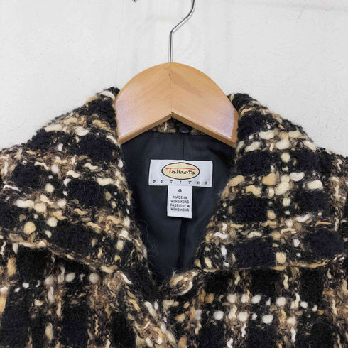 タルボット TALBOTS ツイードジャケット レディース 0