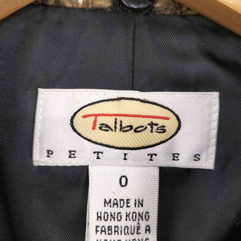 タルボット TALBOTS ツイードジャケット レディース 0