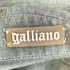 ジョンガリアーノ JOHN GALLIANO バックプリント レギュラーカラーシャツ メンズ 30/44