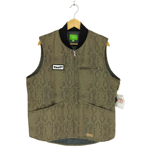 ハフ HUF 22AW パイソン柄中綿ベスト メンズ JPN:M