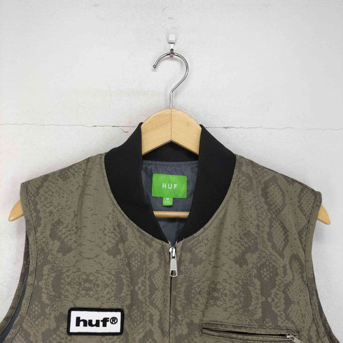 ハフ HUF 22AW パイソン柄中綿ベスト メンズ JPN:M